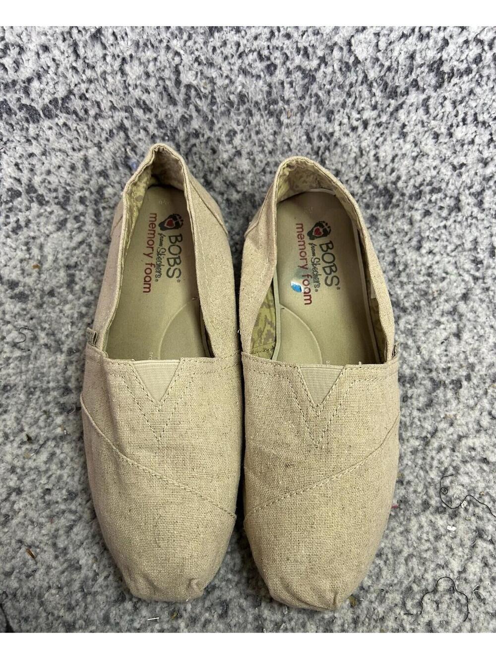 Skechers Women's BOBS Plush Best Wishes Ballet Slip Ons DG4 Natural Size 9M